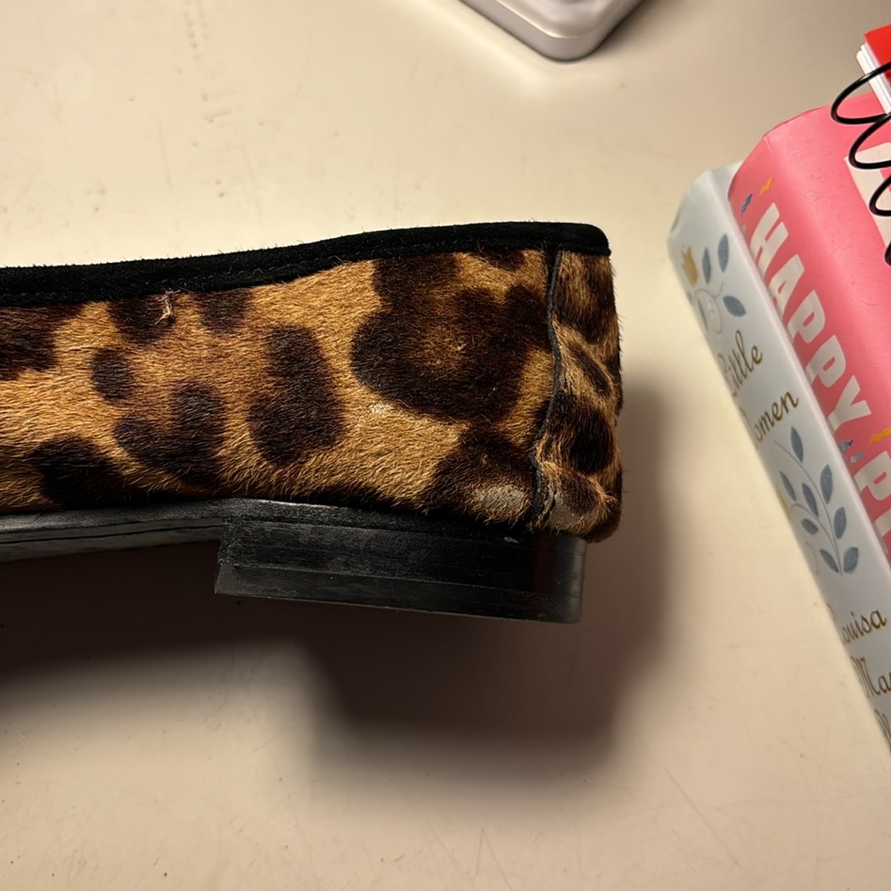 Marc Fisher leopard print calf hair loafers - Picture 7 of 7